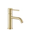 Bathroom faucet Rea Lungo Diamond Brush Gold