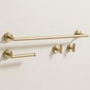 Zestaw akcesoriów łazienkowych Ari Złoty Szczotkowany 4 elementy