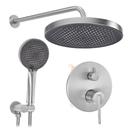 Unterputz Duschset Rea Grace Brush Nickel + BOX