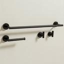 Zestaw akcesoriów łazienkowych Ari Czarny 4 elementy