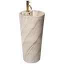 Umywalka Ceramiczna Wolnostojąca Blanka Natural Matt Marmur