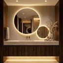 Veidrodis LED R-9045 90cm + 45cm