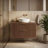 Тумба під умивальник Rea Mono 80cm Brown