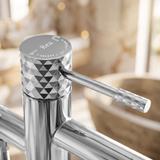 Vloeren  badmengkraan Rea Lungo Diamond Chrome