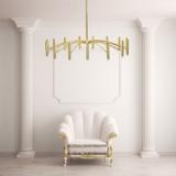 Deckenlampe APP1197-15CP Gold