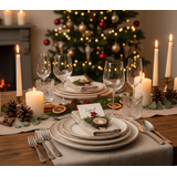 KLAMERKI DREWNIANE 8 SZTUK CHOINKI KL-21X11