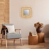 LUSTRO ŚCIENNE BOHO 45CM QDJ071