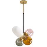 Deckenlampe Glas multicolour APP436-4C