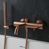 Bathroom faucet Rea Lungo Diamond Brush Copper
