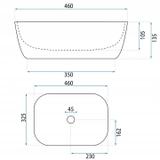 Umywalka nablatowa Basaro Hestia