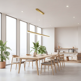 Deckenleuchte LED APP1694-CP 120 cm Brush Gold