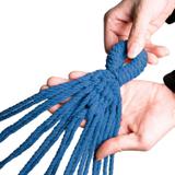 Hamak 1-osobowy z poprzeczką 80cm 480144B BLUE