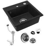 Lääne graniidist valamu must dots