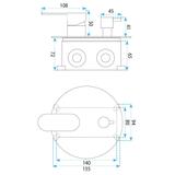 Shower system  Rea Drop Titan + BOX