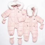 Kombinezon Dziecięcy Różowy 72-76cm