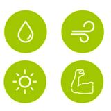 OSŁONA BALKONOWA SZARA 0,9x5M PE