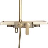 REA Bravo zelta matēts dušas komplekts