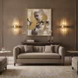 KINKIET ŚCIENNY APP1761-1W Szczotkowane Złoto