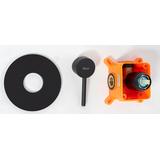 Rea Lugano paslēptas dušas komplekts melns +BOX