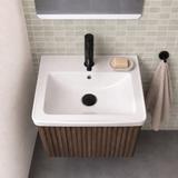 Szafka łazienkowa z umywalką Rea  DB85-50-1 Orio Dark 50cm