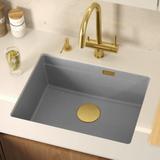 Granite sink Logan 100 Grey Metallic