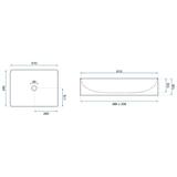 REA Inga melna marmora matēta galda virsmas izlietne