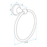 Bathroom hanger Antique Bronze 332867B RETRO