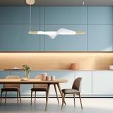 Lampe LED G011-CP WHITE/GOLD