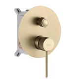 Душевой комплект Rea Lungo Stripe Gold Brush + BOX