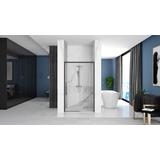 Shower doors SOLAR BLACK MAT 140