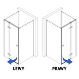Duschkabine Rea Atlas 90x90 Chrome