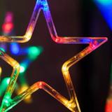 Kurtyna LED Gwiazdy Multikolor z Pilotem CD002-138