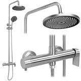 Conjunto de ducha Rea Hunter Brush Nickel