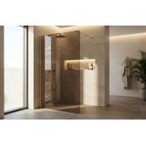 Stena za prhanje Rea Flexi Brown / Brush Copper 140