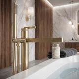 Robinet autoportant Rea Grace Brush Gold