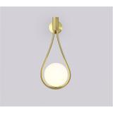 Wandlampe Glas Kugel Gold APP603-1W