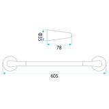 Vannas istabas pakaramais 16201 Vibe Brush Copper