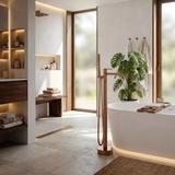 Baterie de podea Rea Clif Brush Copper