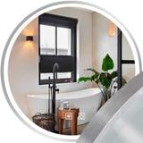 LED seinapeegel 70cm MMJ BRUSH SILVER