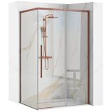 Duschkabine SOLAR Copper Brush 120x90