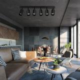 Deckenlampe APP1242-6C Black