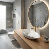 Aufsatzwaschbecken Rea Greta 65 Bianco Shiny