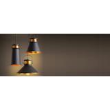 Hängelampe ASTI C Black/ Gold