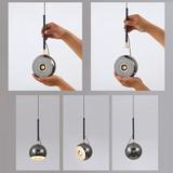 Hängelampe LED G087-1CP BLACK CHROME