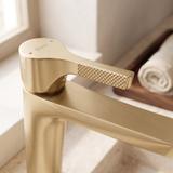 Robinet de lavabo PREMIUM Rea Maxim Brush Gold Low