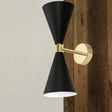 Wandlampe APP1140-2W black gold