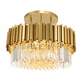 Lampa sufitowa plafon kryształowa APP1100-4CP Złota