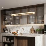 LAMPA SUFITOWA WISZĄCA LED G159-CP ZŁOTA