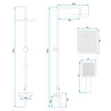 REA Maximus Gold dušas komplekts