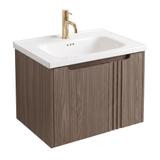 Kupatilski ormarić sa umivaonikom Rea Rivo DB86-60L-1 Dark 60cm